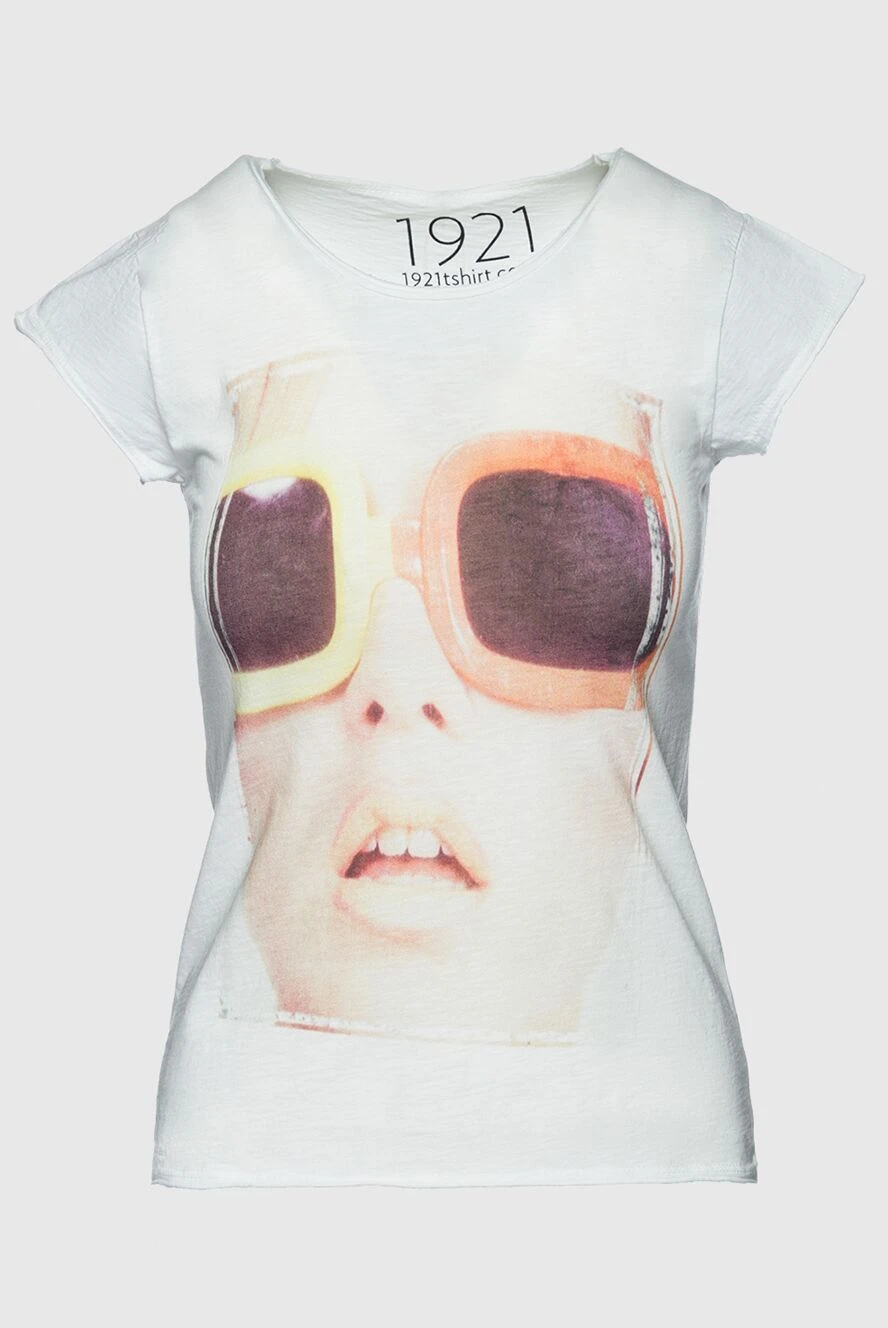 1921 T-Shirt Әйелдер әйелдерге арналған ақ мақтадан жасалған футболка купить с ценами и фото 145243 - фото 1