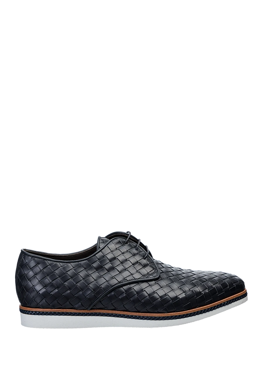 Cesare di Napoli ерлердің былғары аяқ киімі, көк 145484 - фото 1