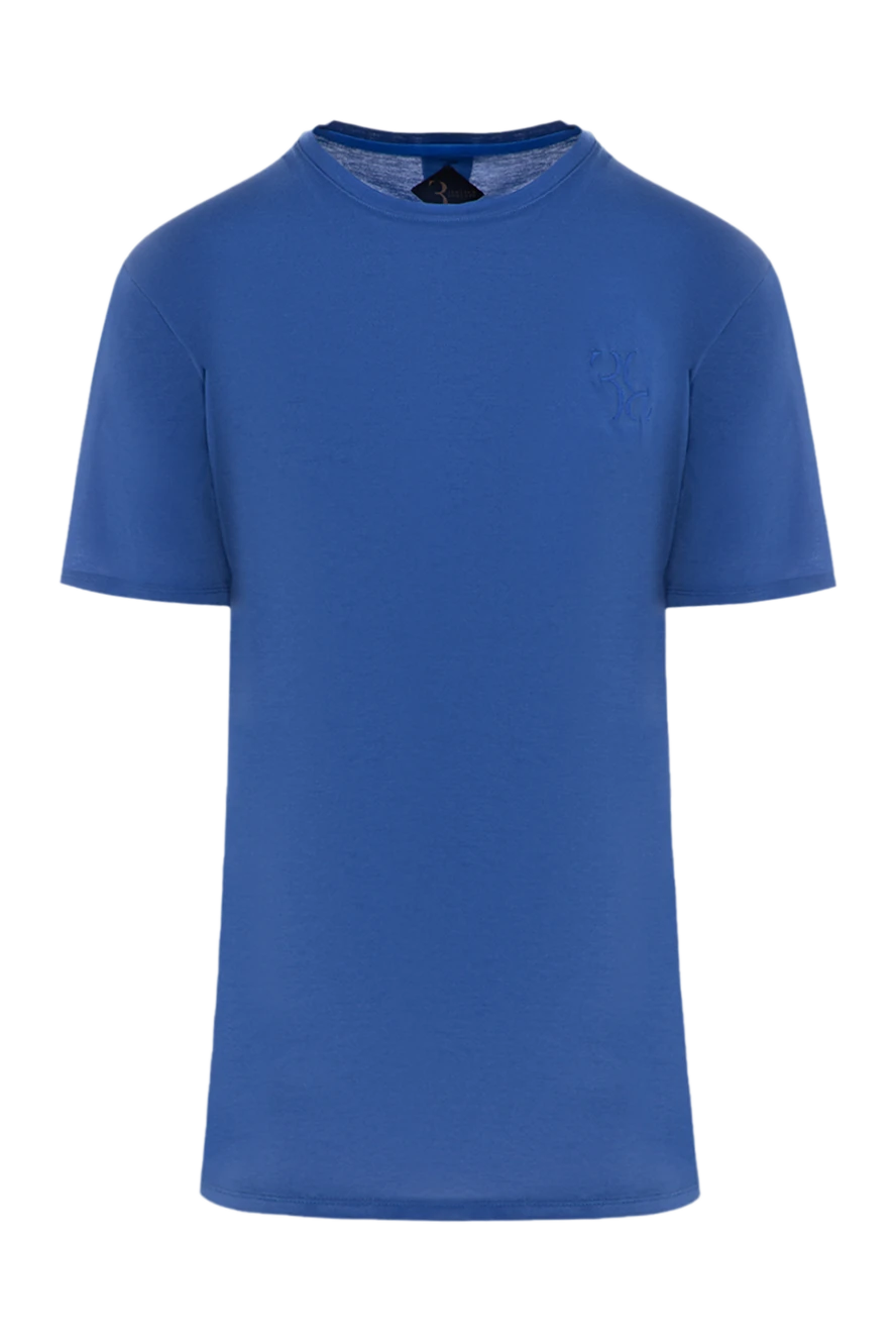 Billionaire man cotton t-shirt blue for men купить с ценами и фото 145503 - photo 1