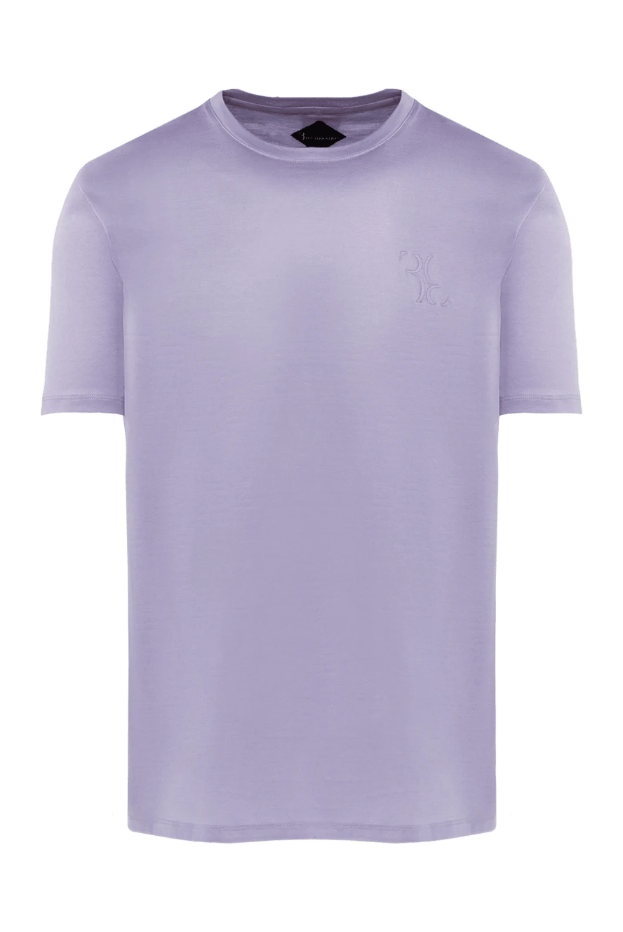 Billionaire man purple cotton t-shirt for men купить с ценами и фото 145505 - photo 1