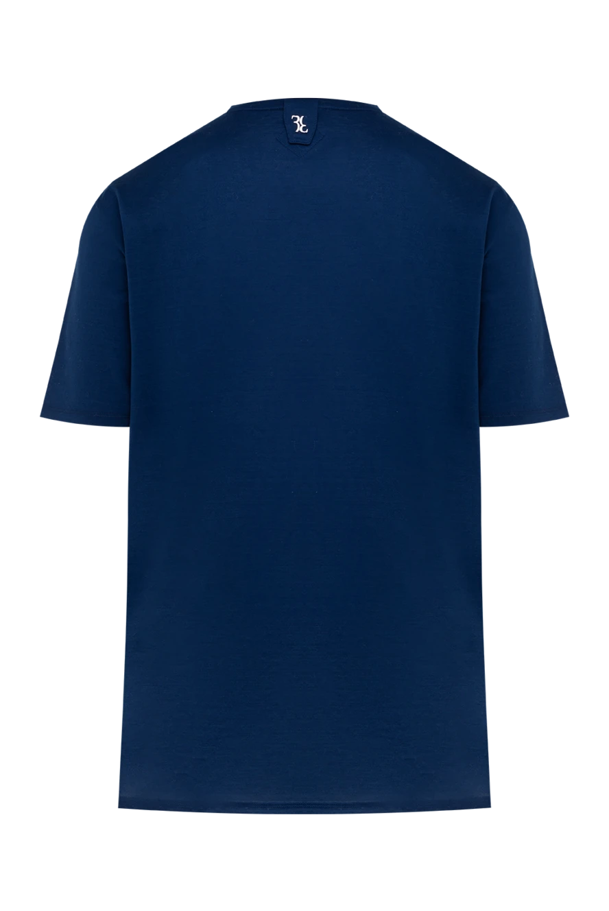 Billionaire man blue silk t-shirt for men купить с ценами и фото 145511 - photo 1