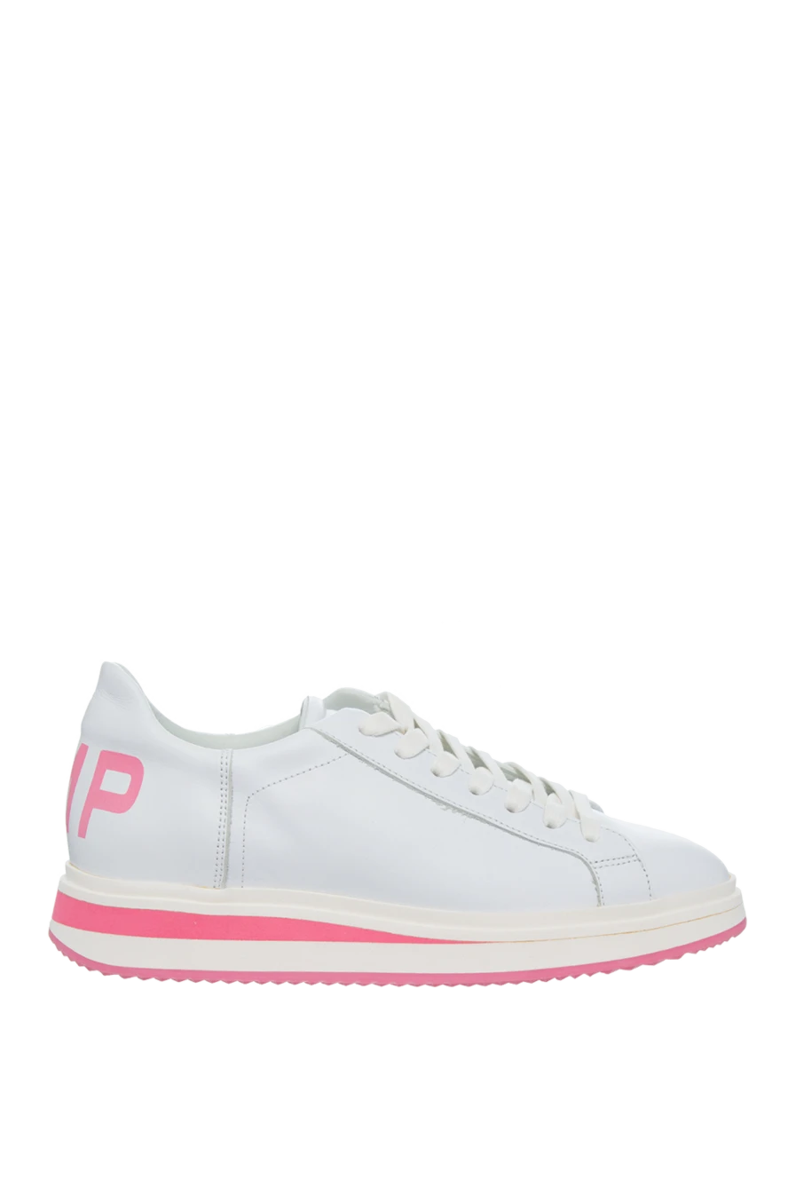 Philippe Model woman white leather sneakers for women купить с ценами и фото 145529 - photo 1