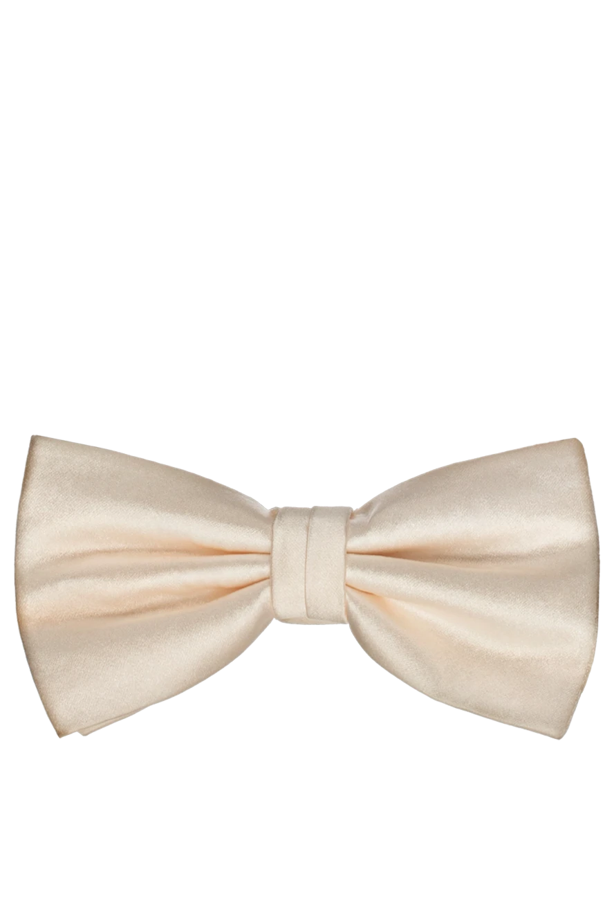 Canali man white silk the bow tie for men купить с ценами и фото 145624 - photo 1