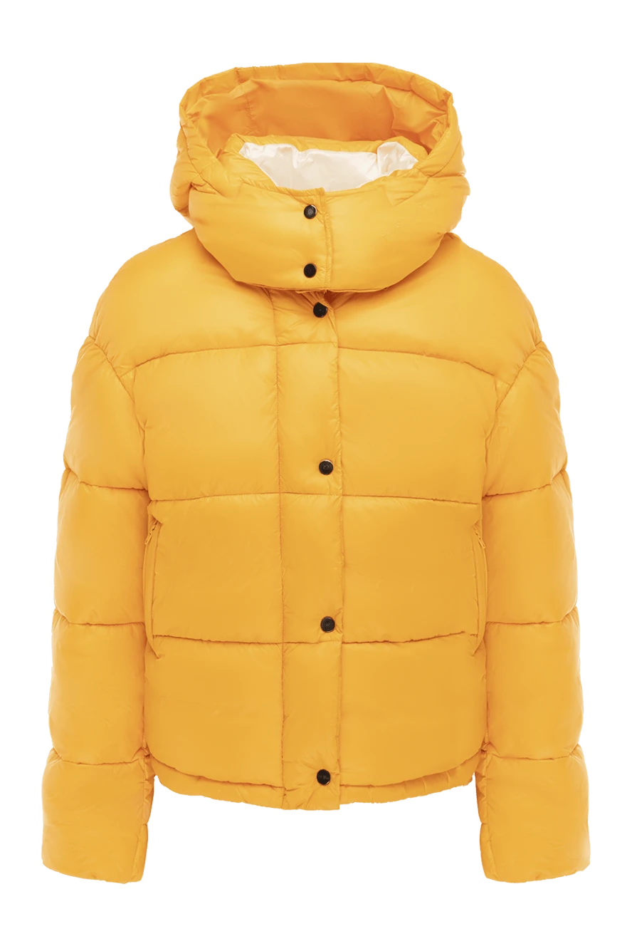 Gallotti woman women's yellow polyester down jacket купить с ценами и фото 146450 - photo 1