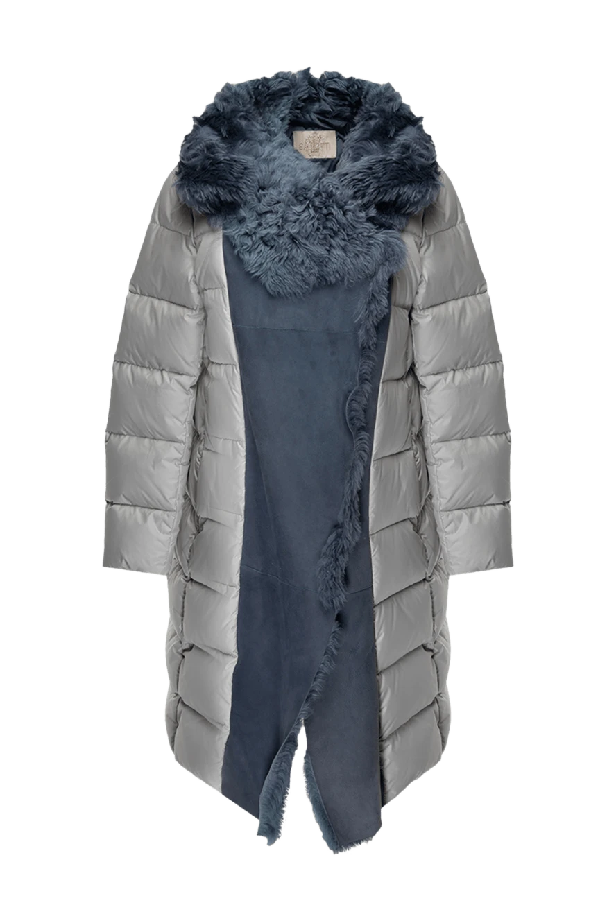 Gallotti woman women's blue polyester down jacket купить с ценами и фото 146464 - photo 1