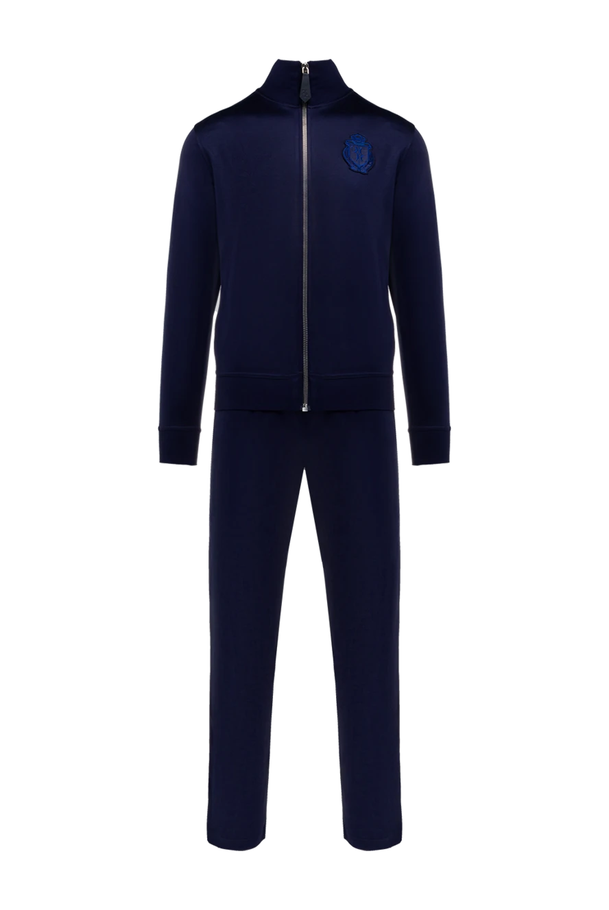 Billionaire man men's sports suit made of silk, cotton and polyamide, blue купить с ценами и фото 146496 - photo 1