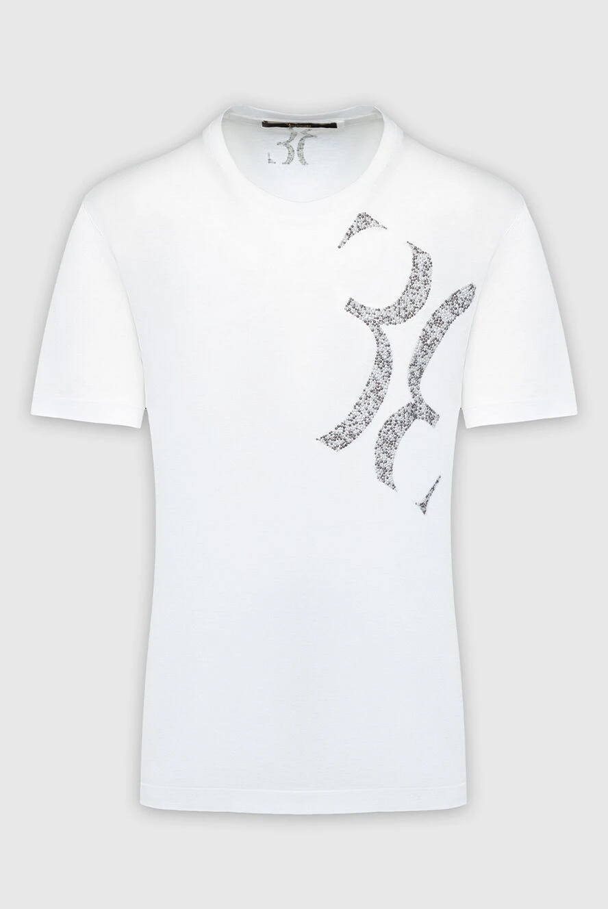 Billionaire man white cotton t-shirt for men купить с ценами и фото 146510 - photo 1