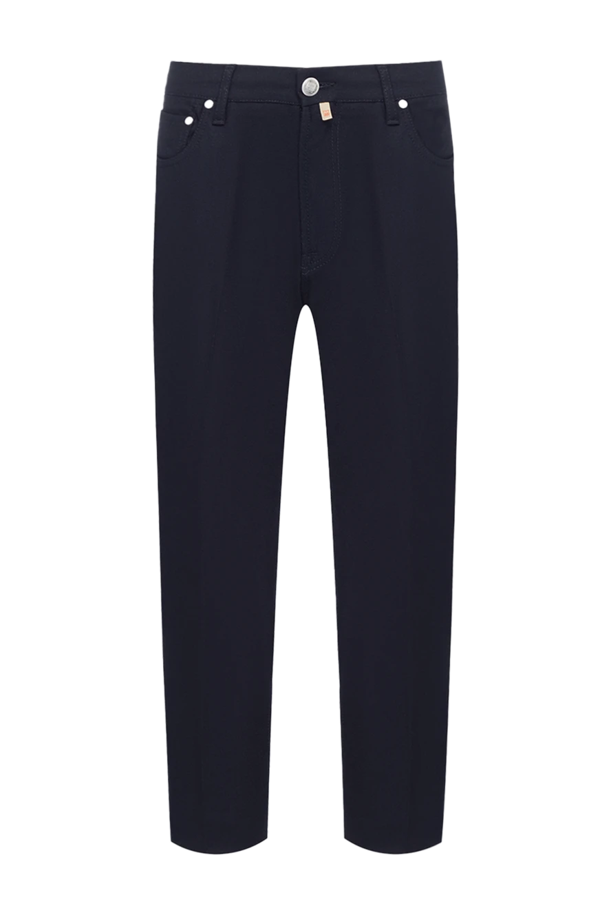 Corneliani man black wool trousers for men 146664 - photo 1