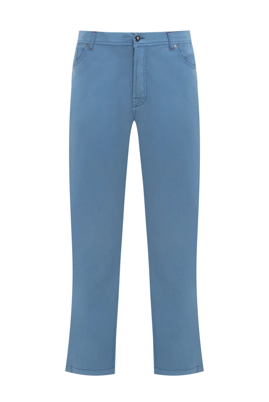 Cesare di Napoli man men's blue trousers купить с ценами и фото 146687 - photo 1