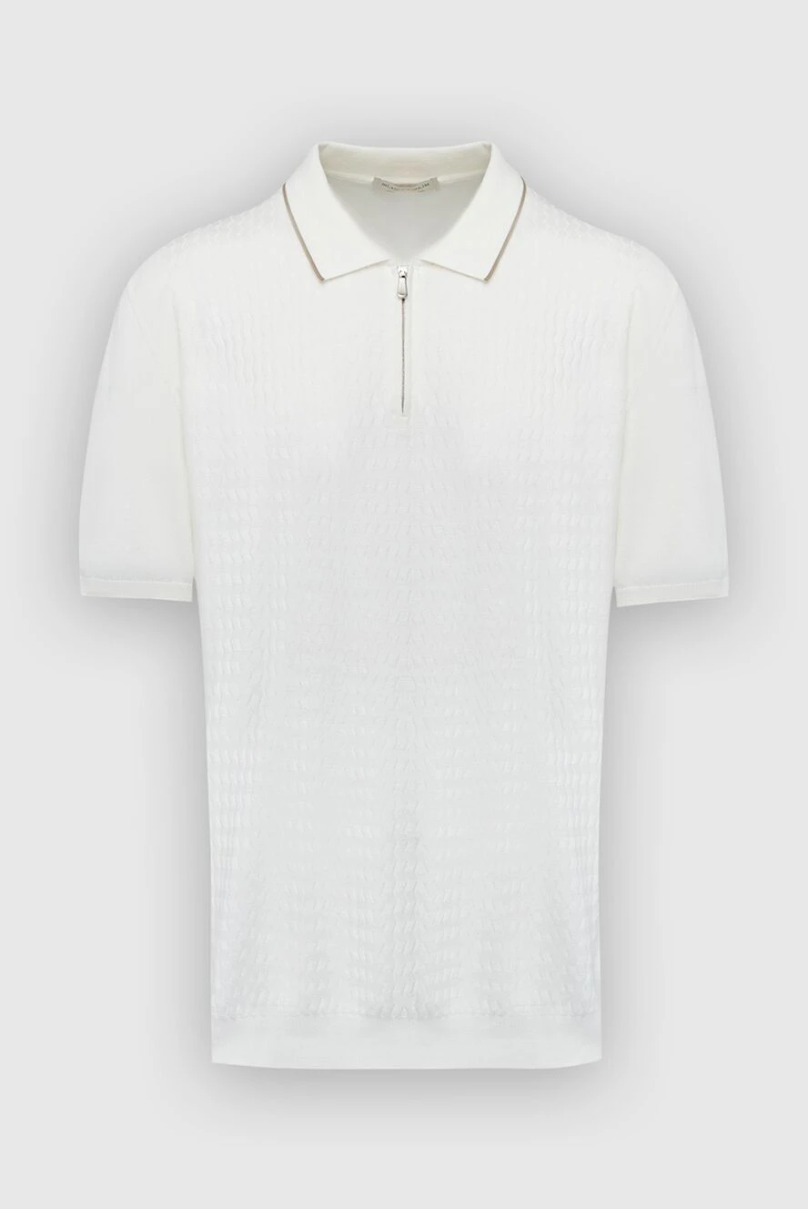 Bilancioni man cotton polo white for men купить с ценами и фото 146784 - photo 1