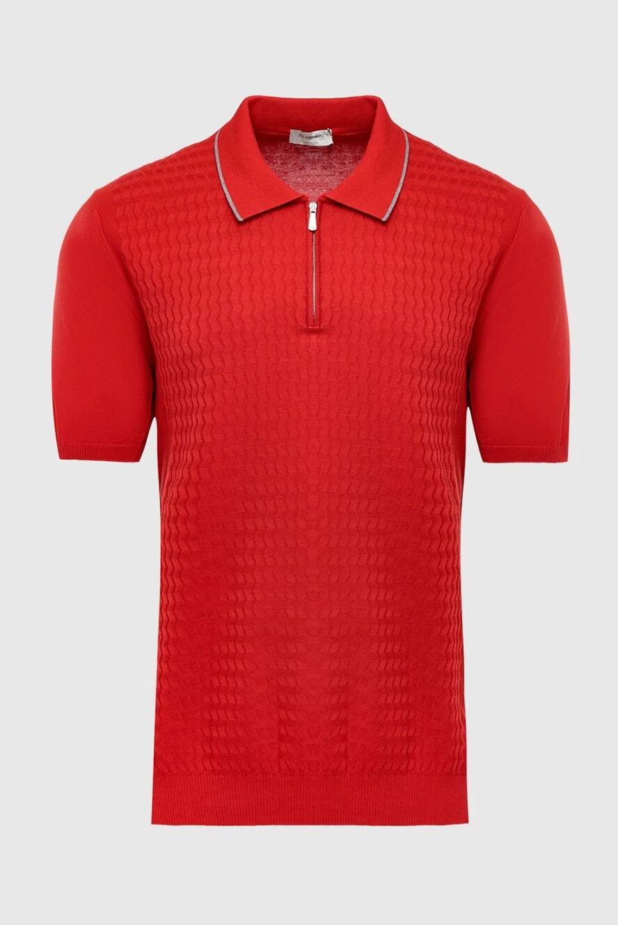 Bilancioni man cotton polo red for men купить с ценами и фото 146785 - photo 1