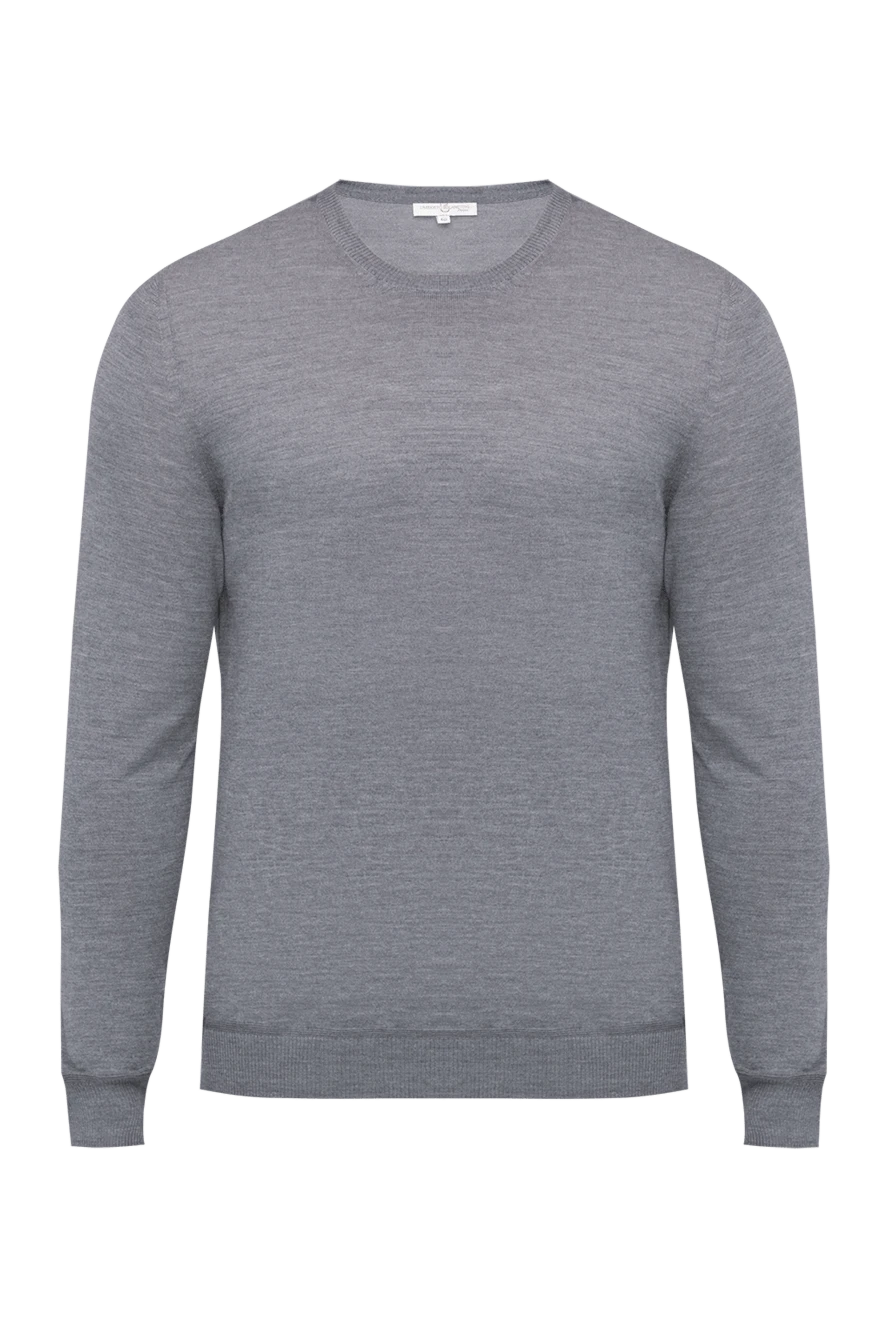 Bilancioni man cotton jumper gray for men купить с ценами и фото 146792 - photo 1