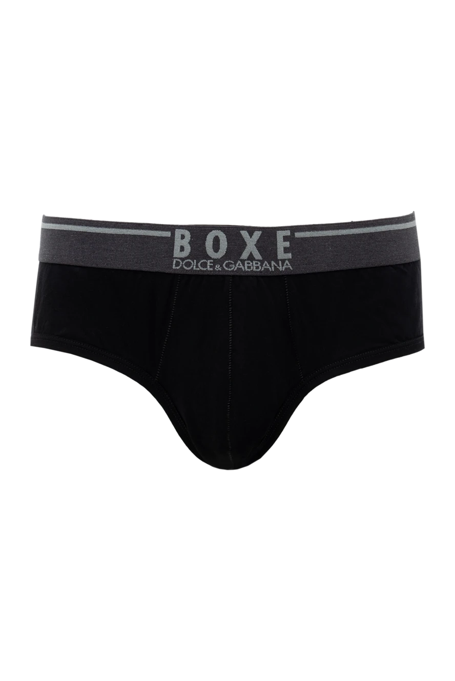 Dolce & Gabbana man black men's cotton briefs купить с ценами и фото 146918 - photo 1