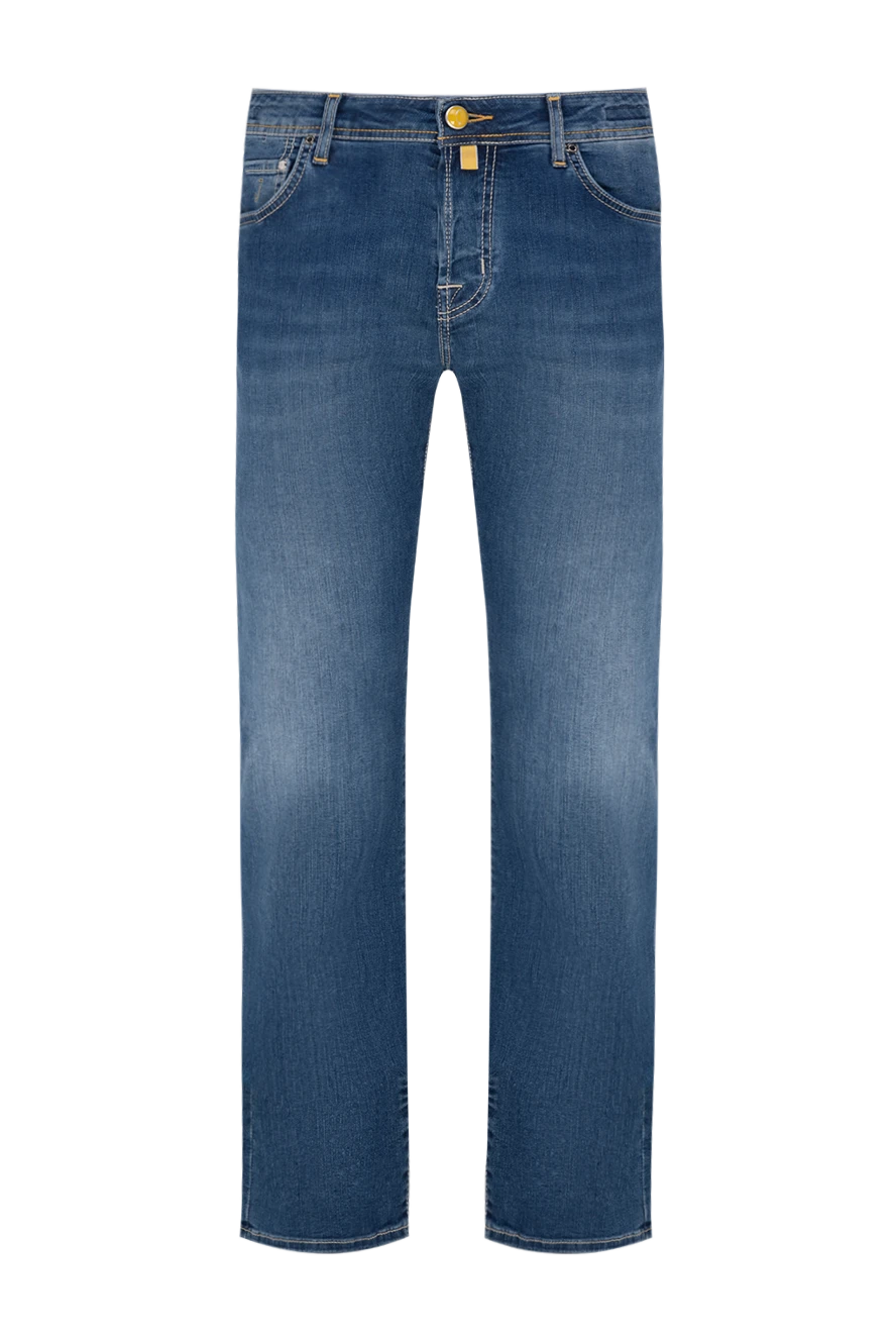 Jacob Cohen man cotton and polyester jeans blue for men купить с ценами и фото 146992 - photo 1