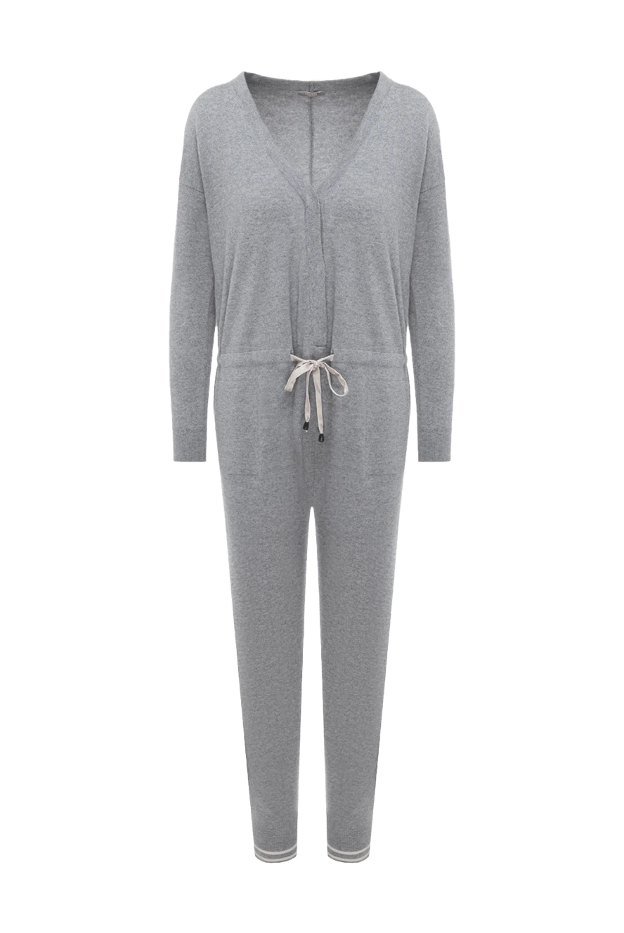 Peserico woman women's gray wool and silk jumpsuit купить с ценами и фото 147138 - photo 1