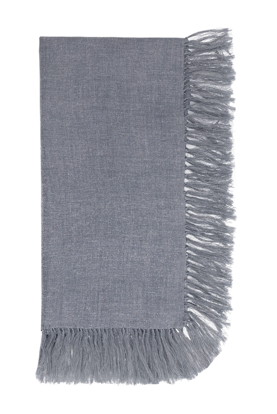 Brunello Cucinelli woman gray scarf for women купить с ценами и фото 147226 - photo 1