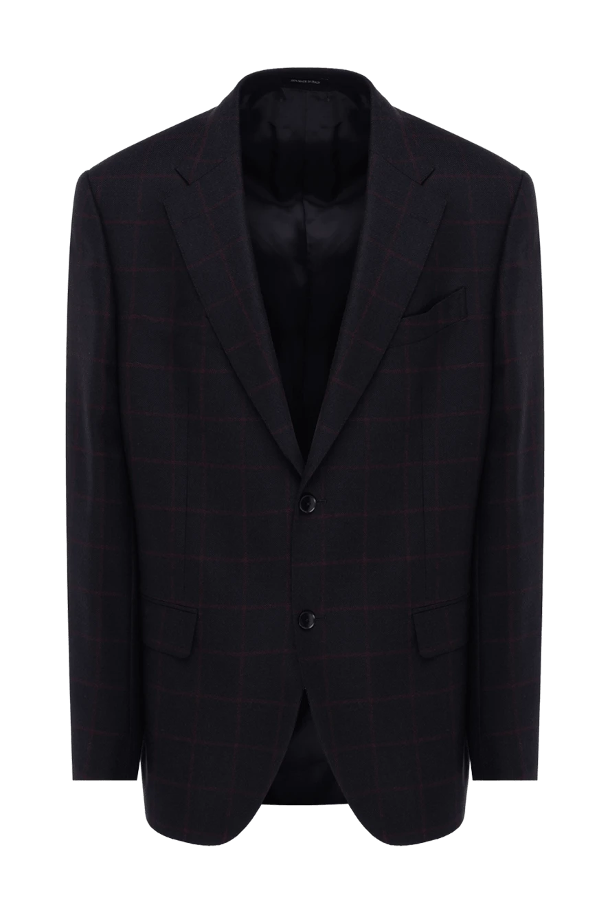 Sartoria Latorre man men's black wool jacket купить с ценами и фото 147415 - photo 1