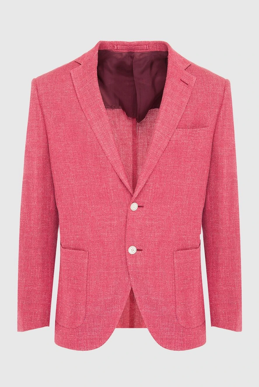 Lubiam man jacket pink for men купить с ценами и фото 147453 - photo 1