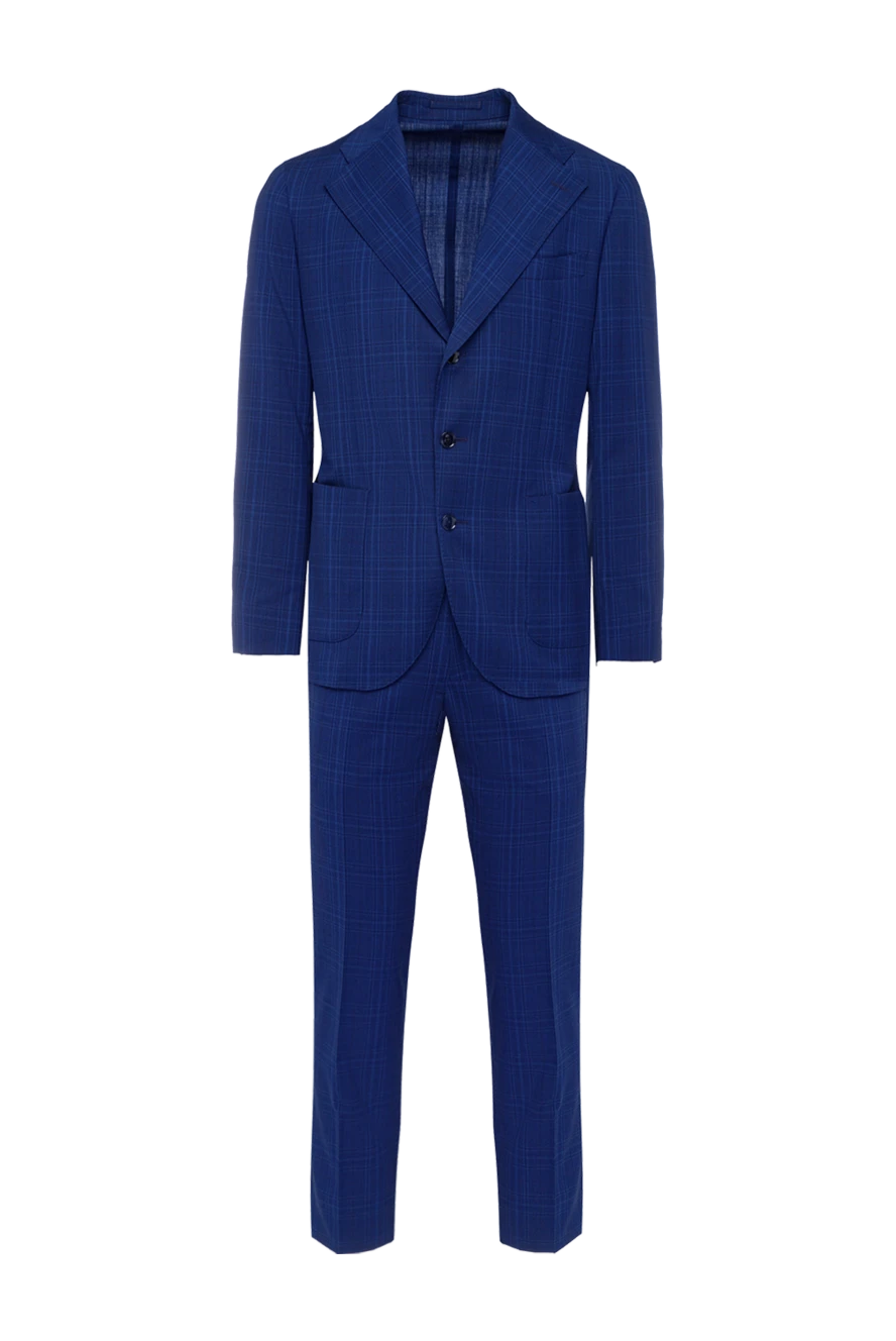 Cesare di Napoli men's fine wool suit with a checkered pattern and a soft fit
147463 - photo 1