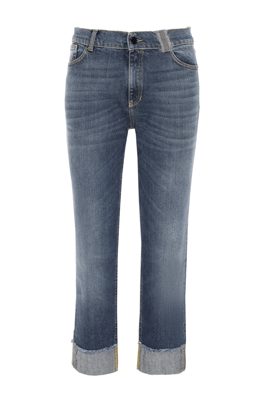 Panicale woman blue cotton jeans for women купить с ценами и фото 147527 - photo 1