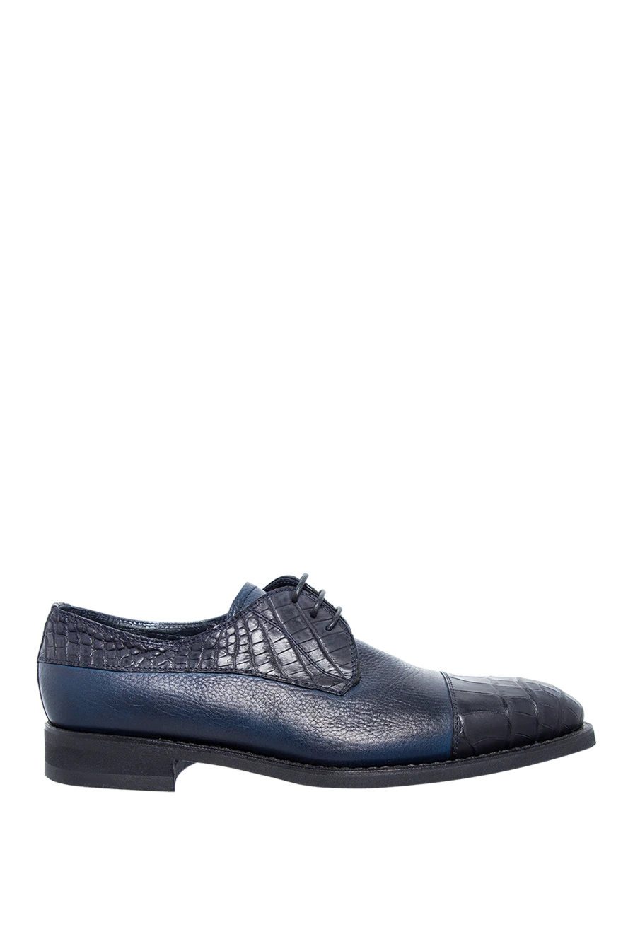 Barrett man blue leather men's shoes купить с ценами и фото 147596 - photo 1