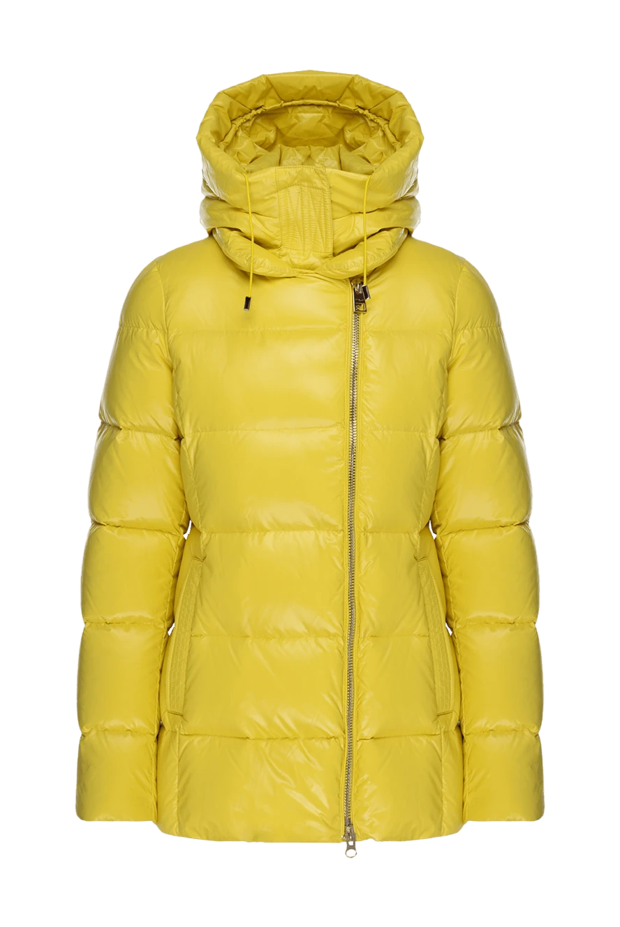 Violanti woman women's yellow polyamide down jacket купить с ценами и фото 147632 - photo 1