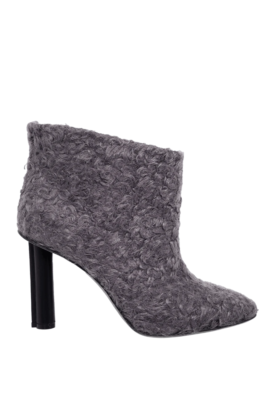 Stephen Venezia woman gray leather and fur boots for women купить с ценами и фото 147707 - photo 1