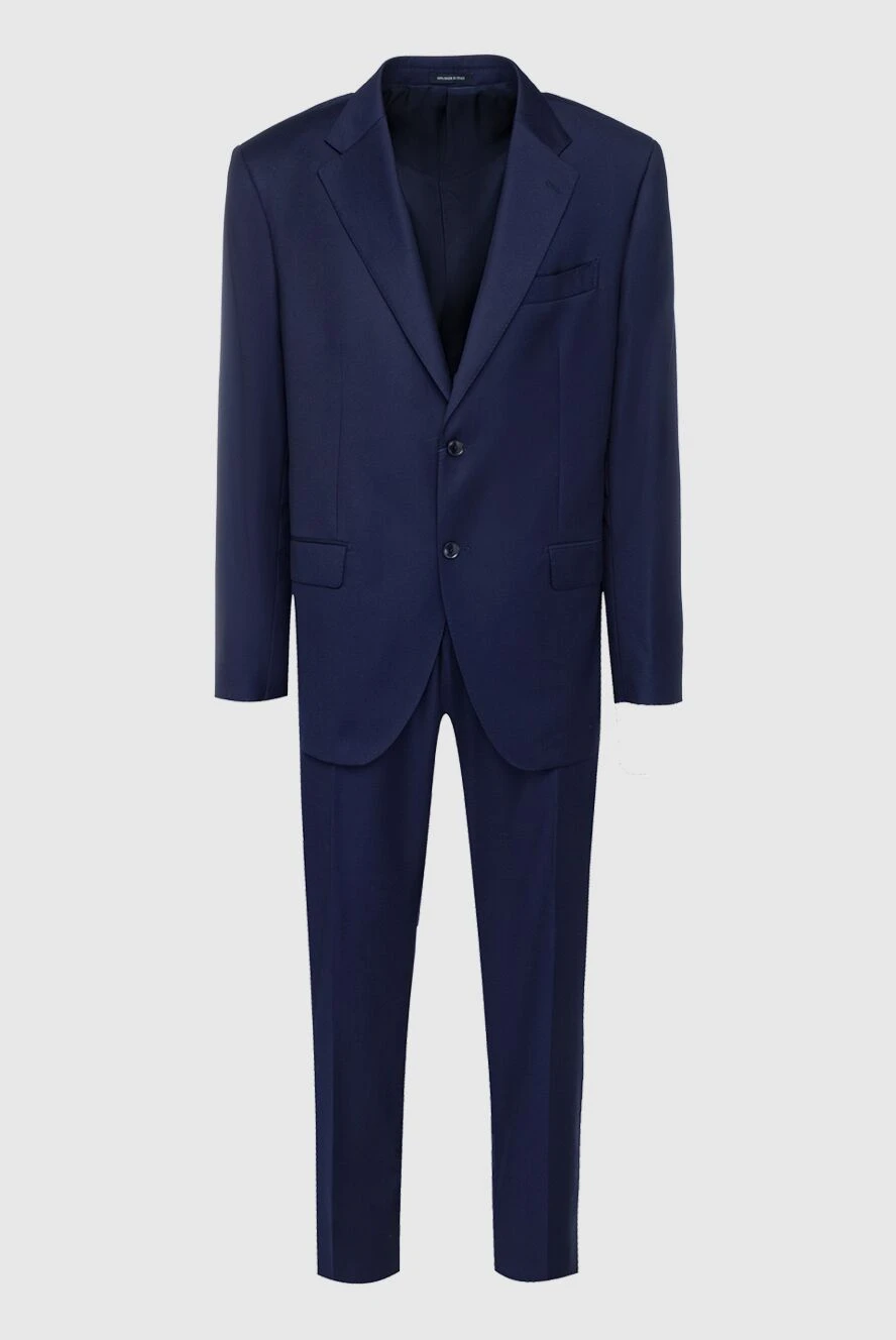 Sartoria Latorre man men's suit made of wool, blue купить с ценами и фото 147744 - photo 1