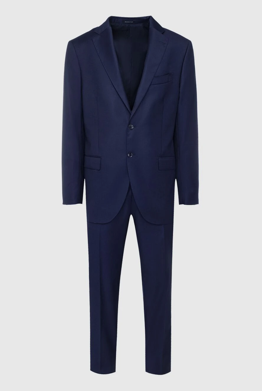 Sartoria Latorre man men's suit made of wool, blue купить с ценами и фото 147746 - photo 1