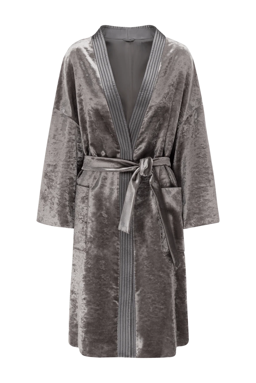 Brunello Cucinelli woman gray raincoat for women купить с ценами и фото 147850 - photo 1