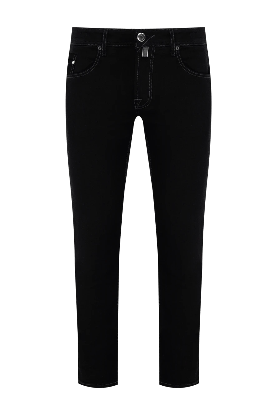 Jacob Cohen man black cotton jeans for men купить с ценами и фото 148048 - photo 1