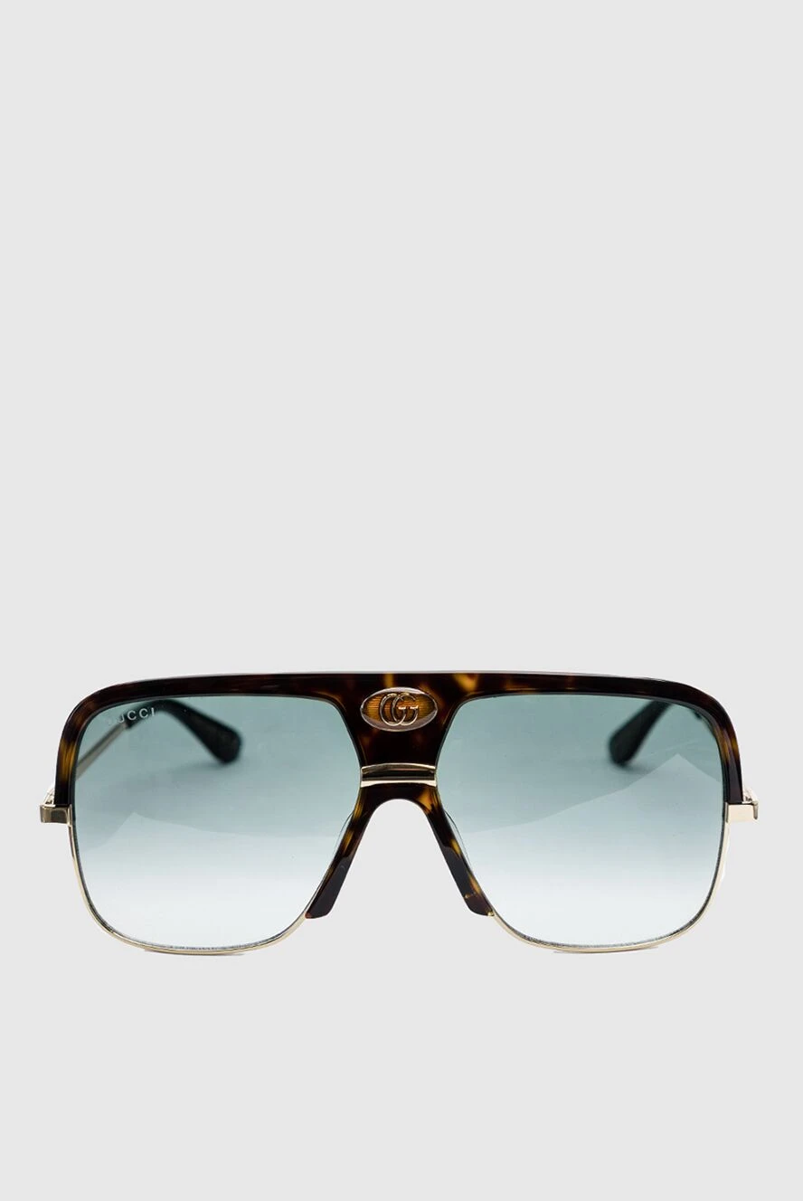 Gucci man sunglasses made of metal and plastic, black, for men купить с ценами и фото 148167 - photo 1