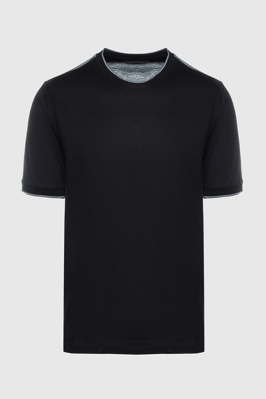 Matt Chaz man black cotton t-shirt for men купить с ценами и фото 148212 - photo 1