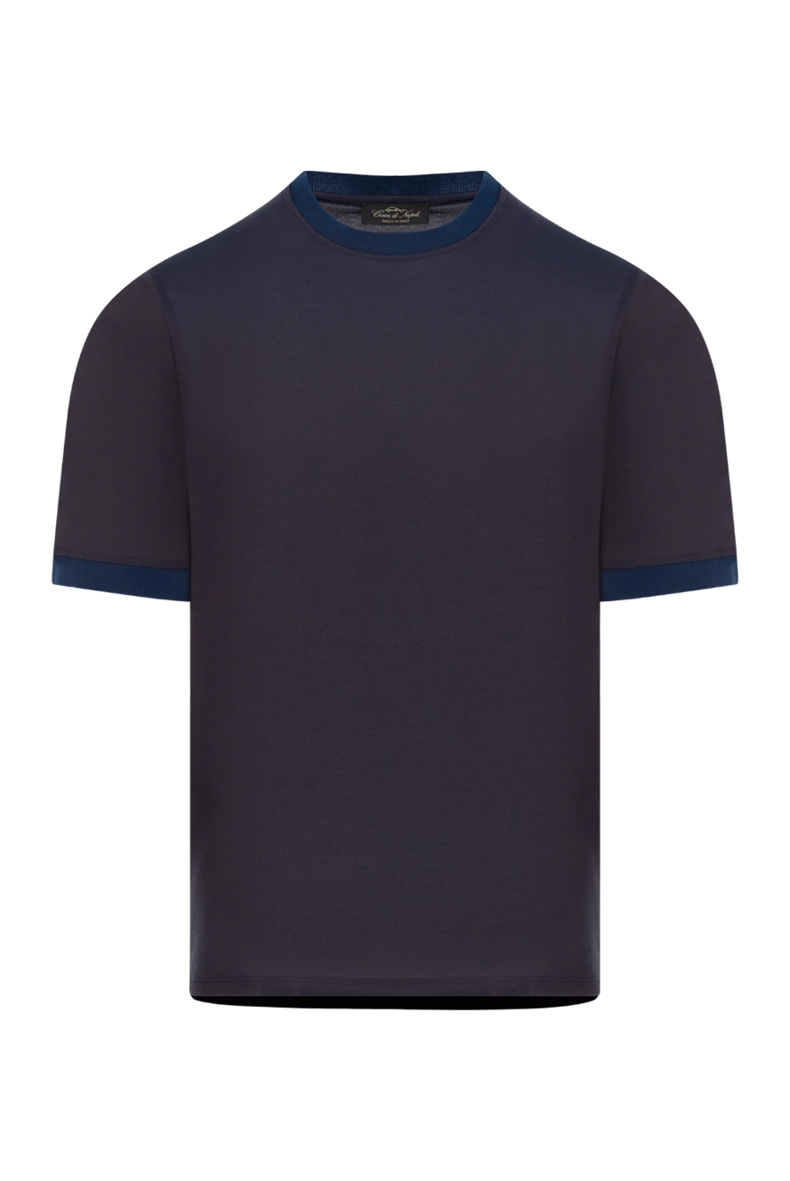 Cesare di Napoli жағасы мен жеңі контрастты қара өрік түсті футболка
148218 - фото 1