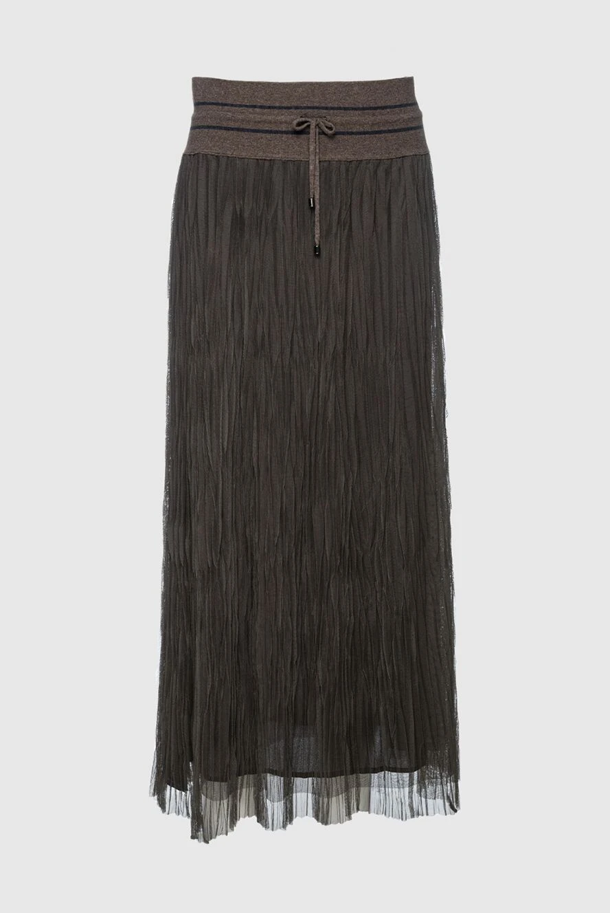 Tonet woman brown polyester skirt for women купить с ценами и фото 148242 - photo 1