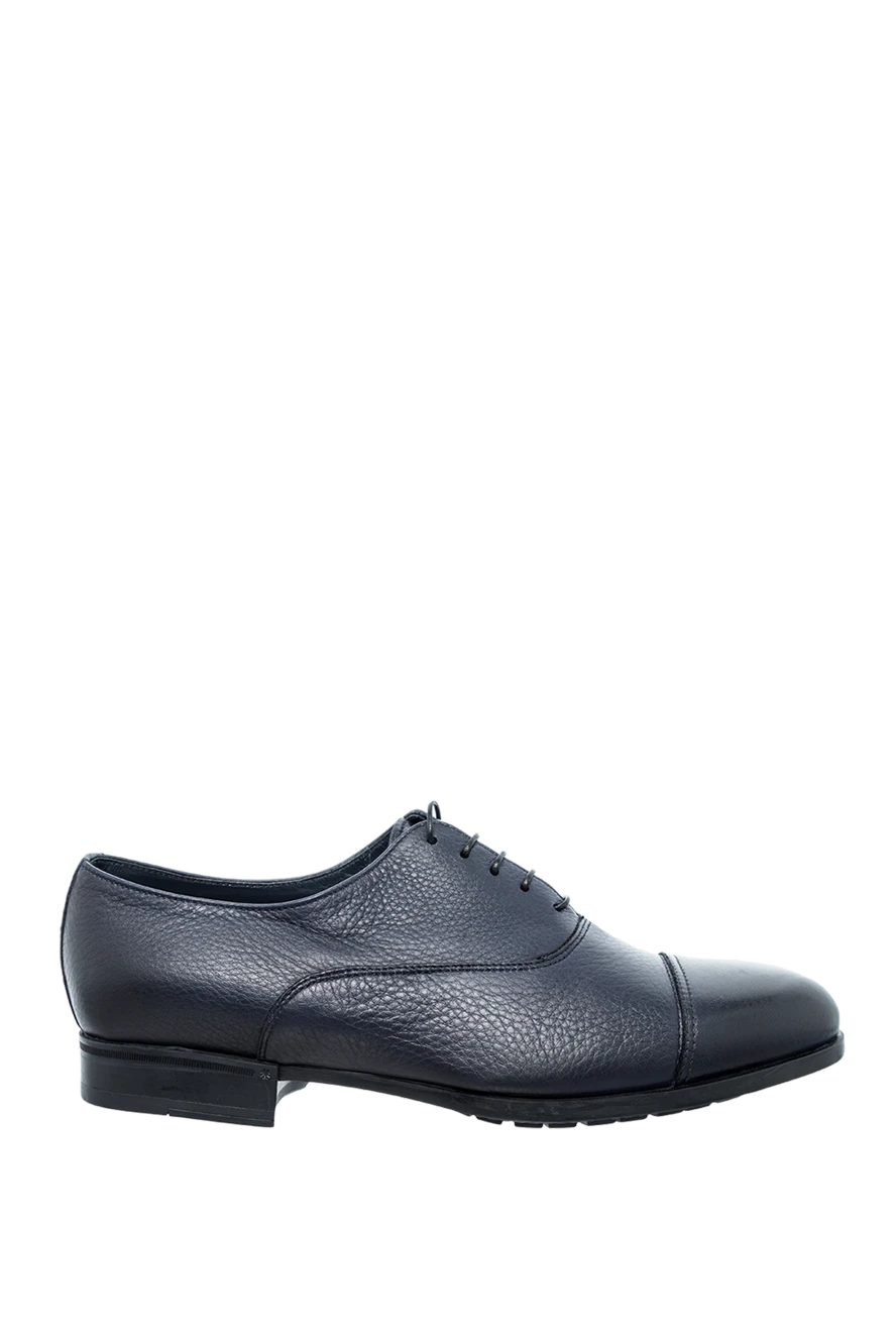 Doucal`s man blue leather men's shoes купить с ценами и фото 148286 - photo 1