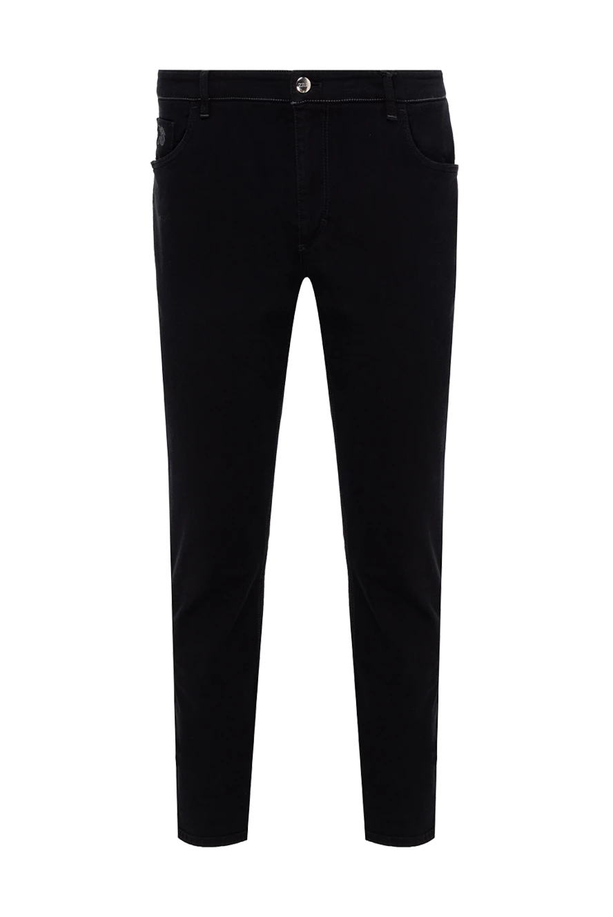 Zilli man black cotton jeans for men купить с ценами и фото 148301 - photo 1