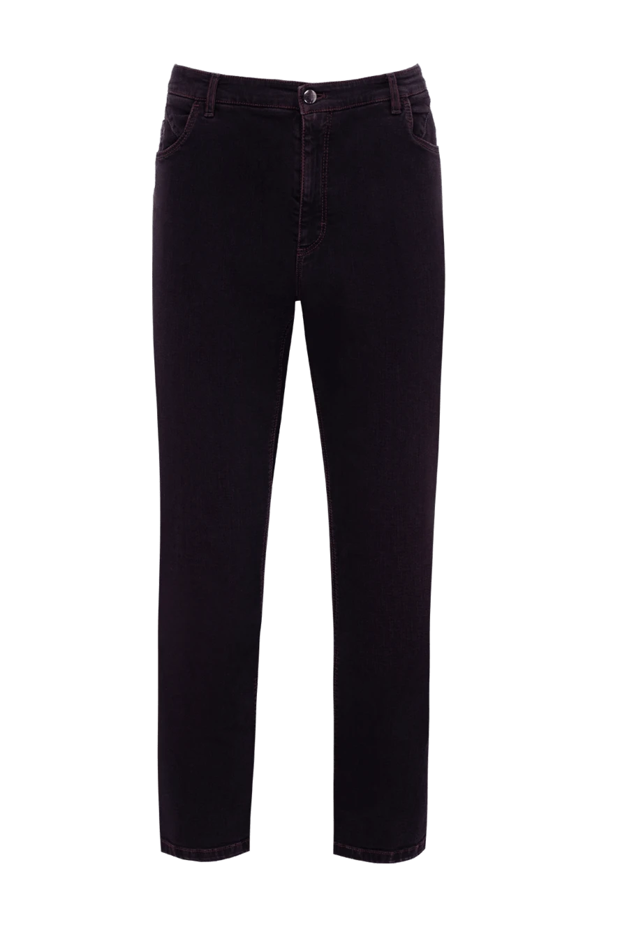 Zilli man blue cotton jeans for men купить с ценами и фото 148309 - photo 1