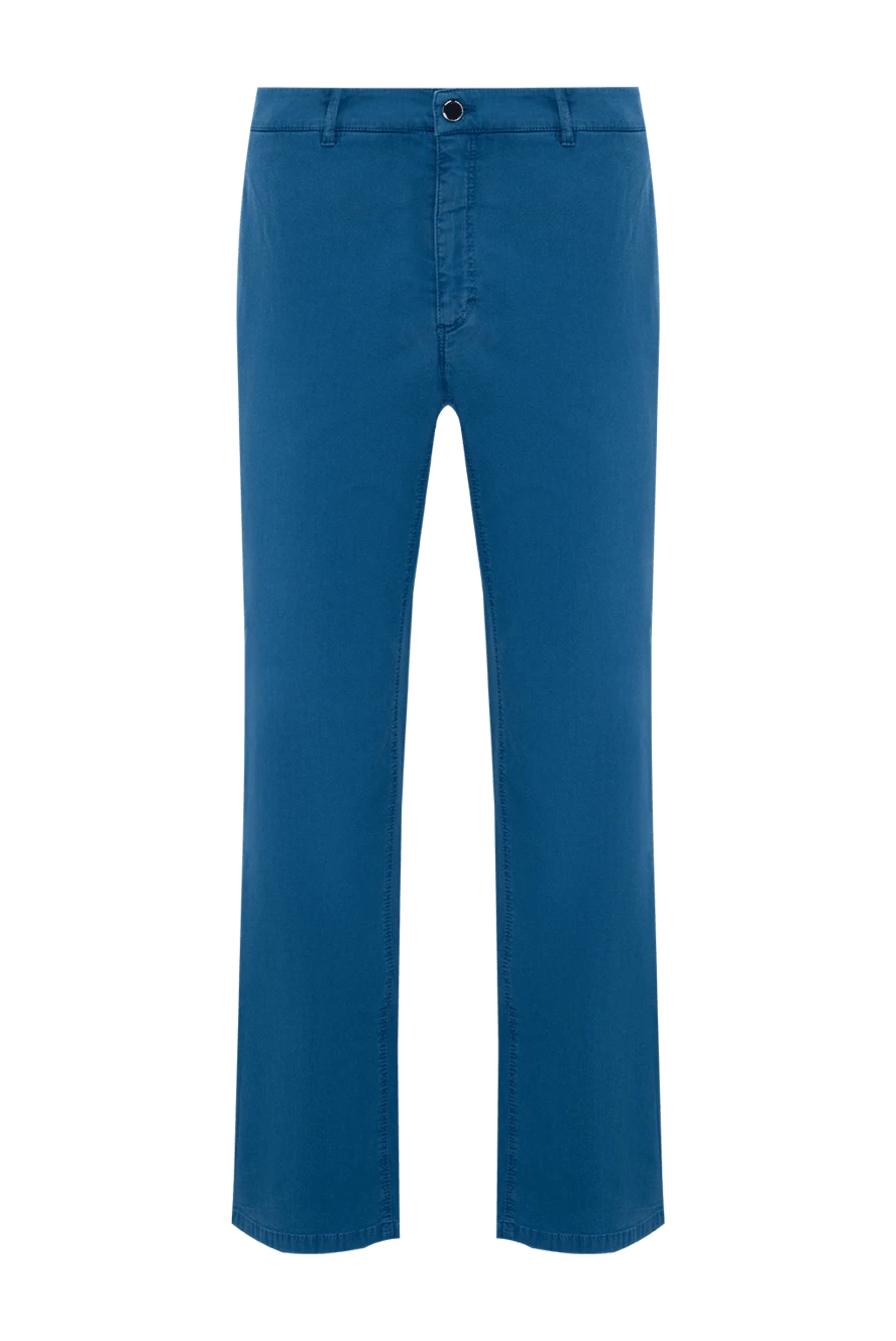 Zilli man blue cotton jeans for men купить с ценами и фото 148374 - photo 1