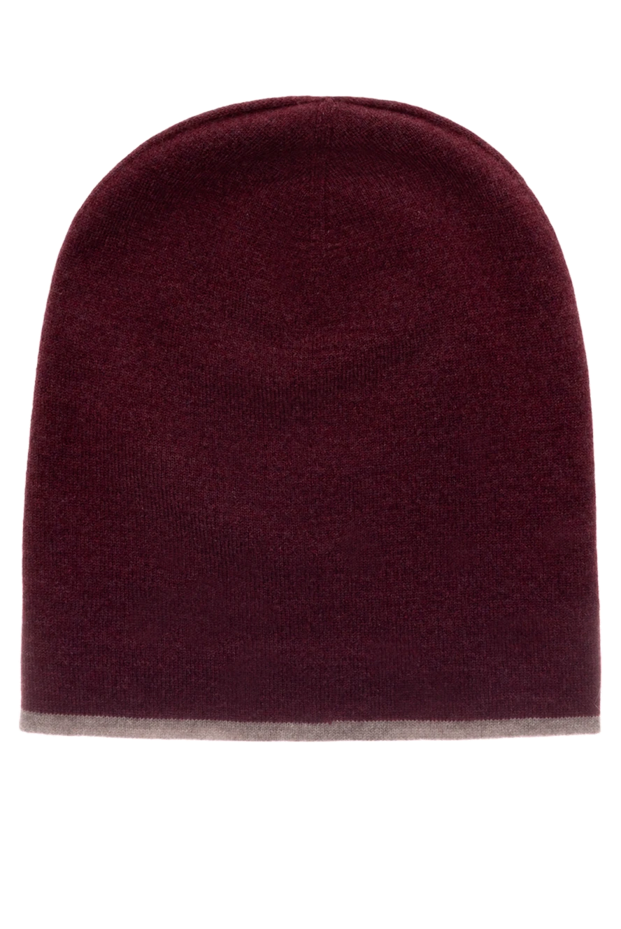 Brunello Cucinelli man red cashmere hat for men купить с ценами и фото 148447 - photo 1