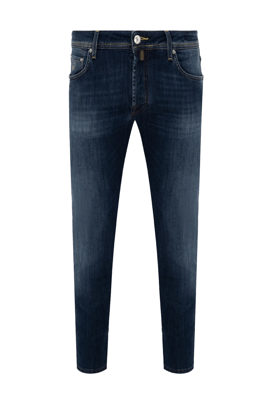 Jacob Cohen man cotton and polyester jeans blue for men купить с ценами и фото 148469 - photo 1