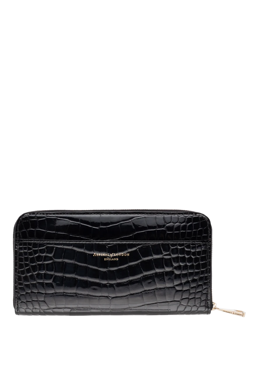 Aspinal of London woman black leather purse for women купить с ценами и фото 148518 - photo 1