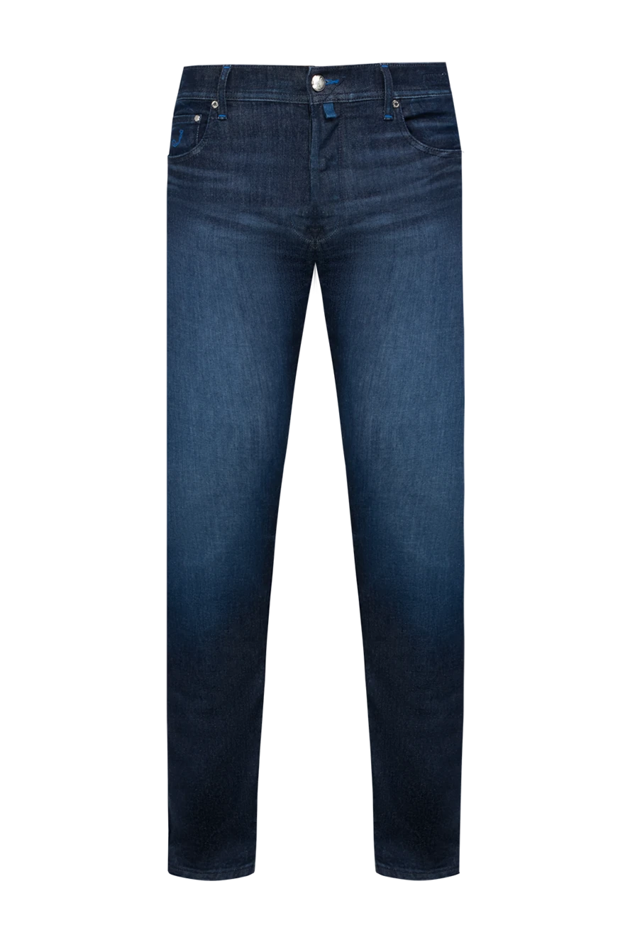 Jacob Cohen man cotton and polyester jeans blue for men купить с ценами и фото 148746 - photo 1