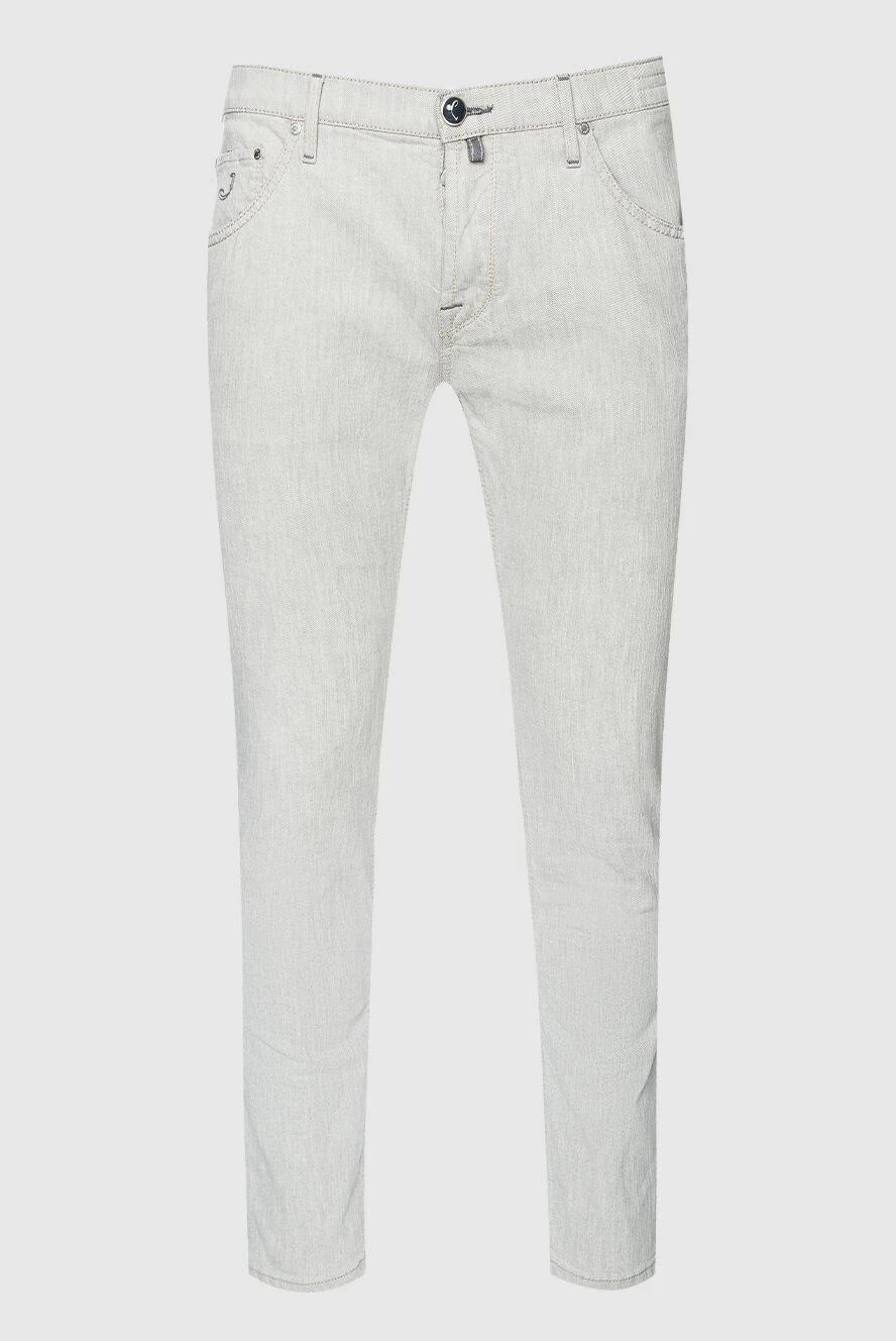 Jacob Cohen man blue cotton jeans for men купить с ценами и фото 148772 - photo 1