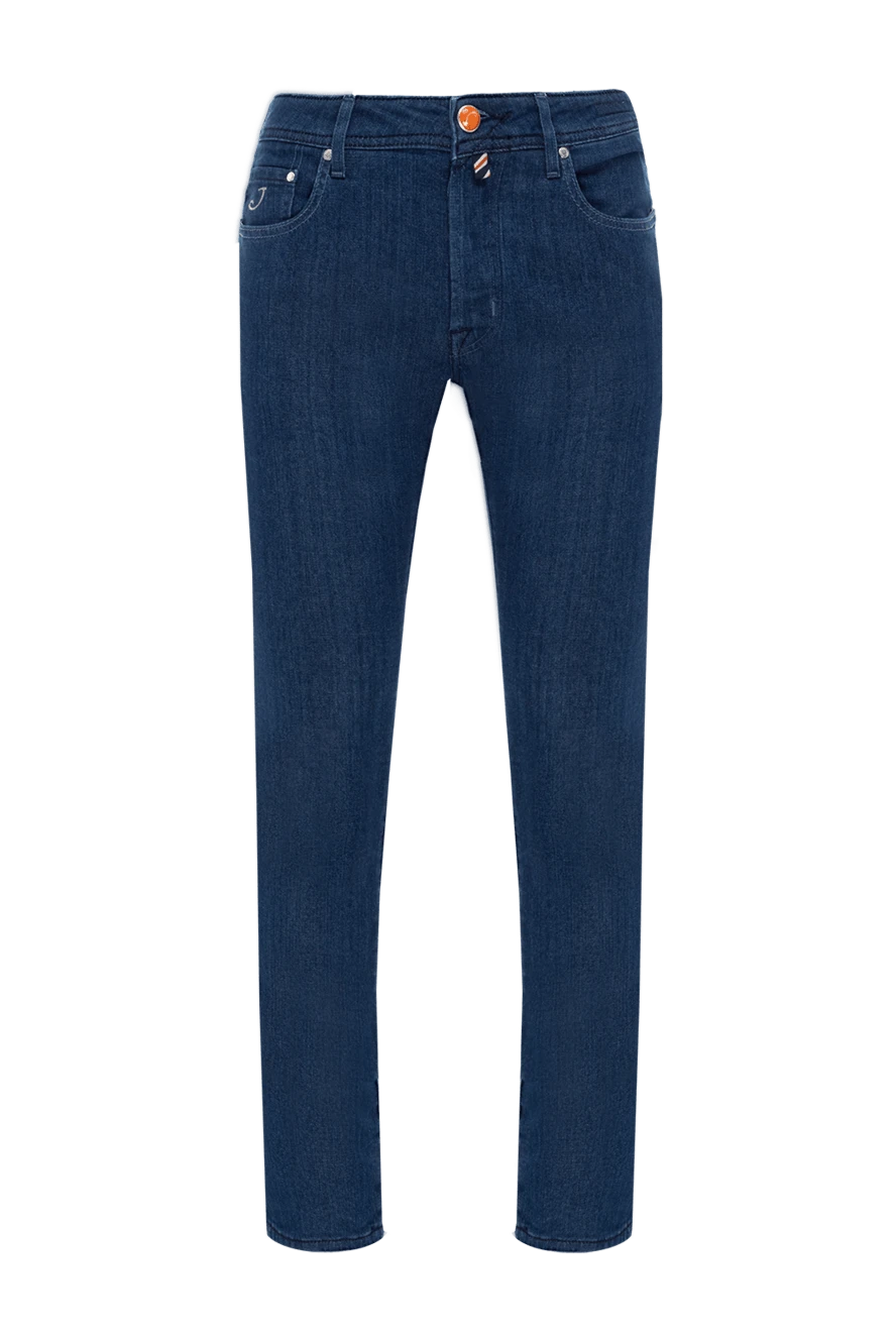 Jacob Cohen man blue cotton jeans for men купить с ценами и фото 148808 - photo 1