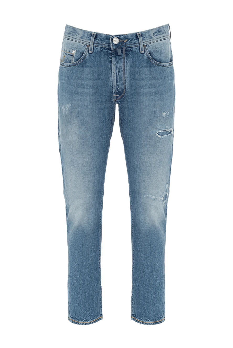 Jacob Cohen man blue cotton jeans for men купить с ценами и фото 148824 - photo 1