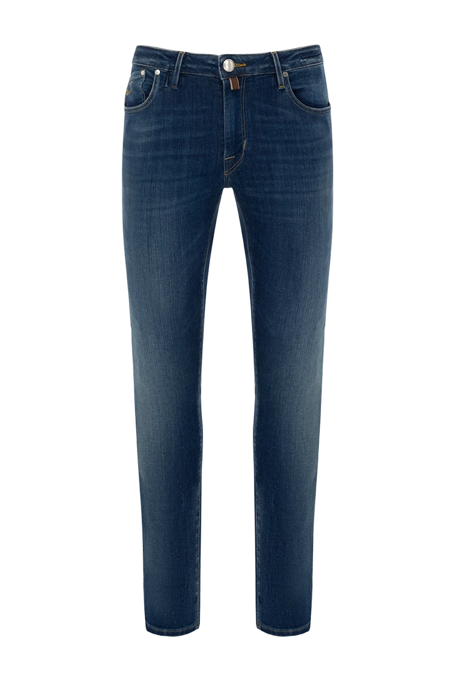 Jacob Cohen man blue cotton jeans for men купить с ценами и фото 148860 - photo 1