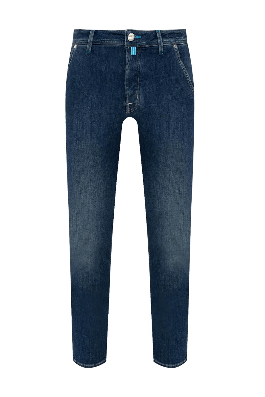 Jacob Cohen man blue cotton jeans for men купить с ценами и фото 148861 - photo 1