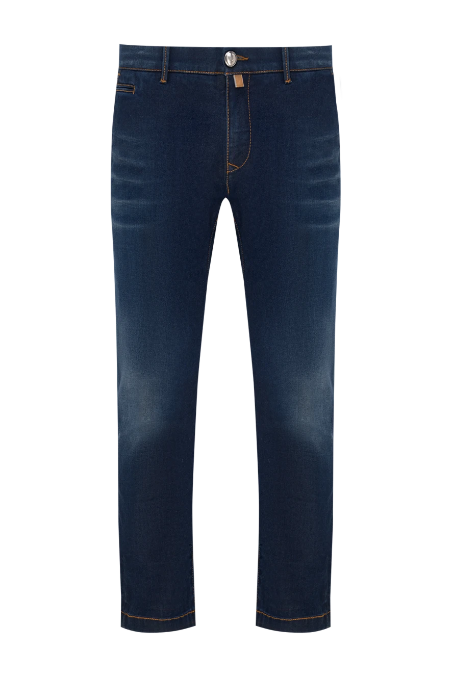 Jacob Cohen man blue cotton jeans for men купить с ценами и фото 148862 - photo 1