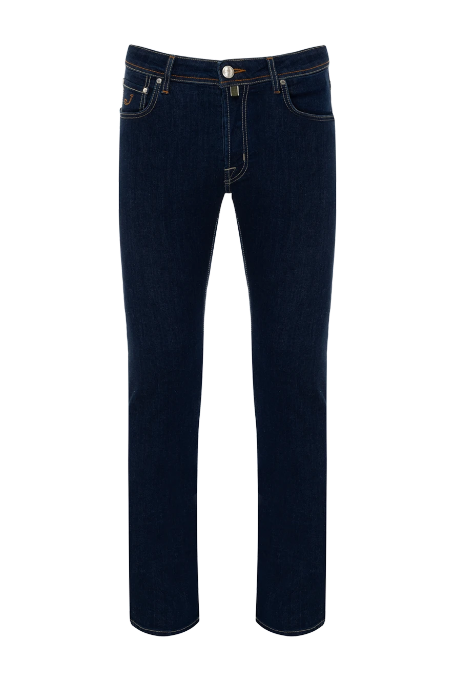 Jacob Cohen man blue cotton jeans for men купить с ценами и фото 148865 - photo 1